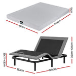 Electric Adjustable Bed Double Mattress Set | HomeAndLiving