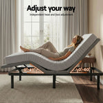 Electric Adjustable Bed Double Mattress Set | HomeAndLiving