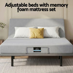 Electric Adjustable Bed Double Mattress Set | HomeAndLiving