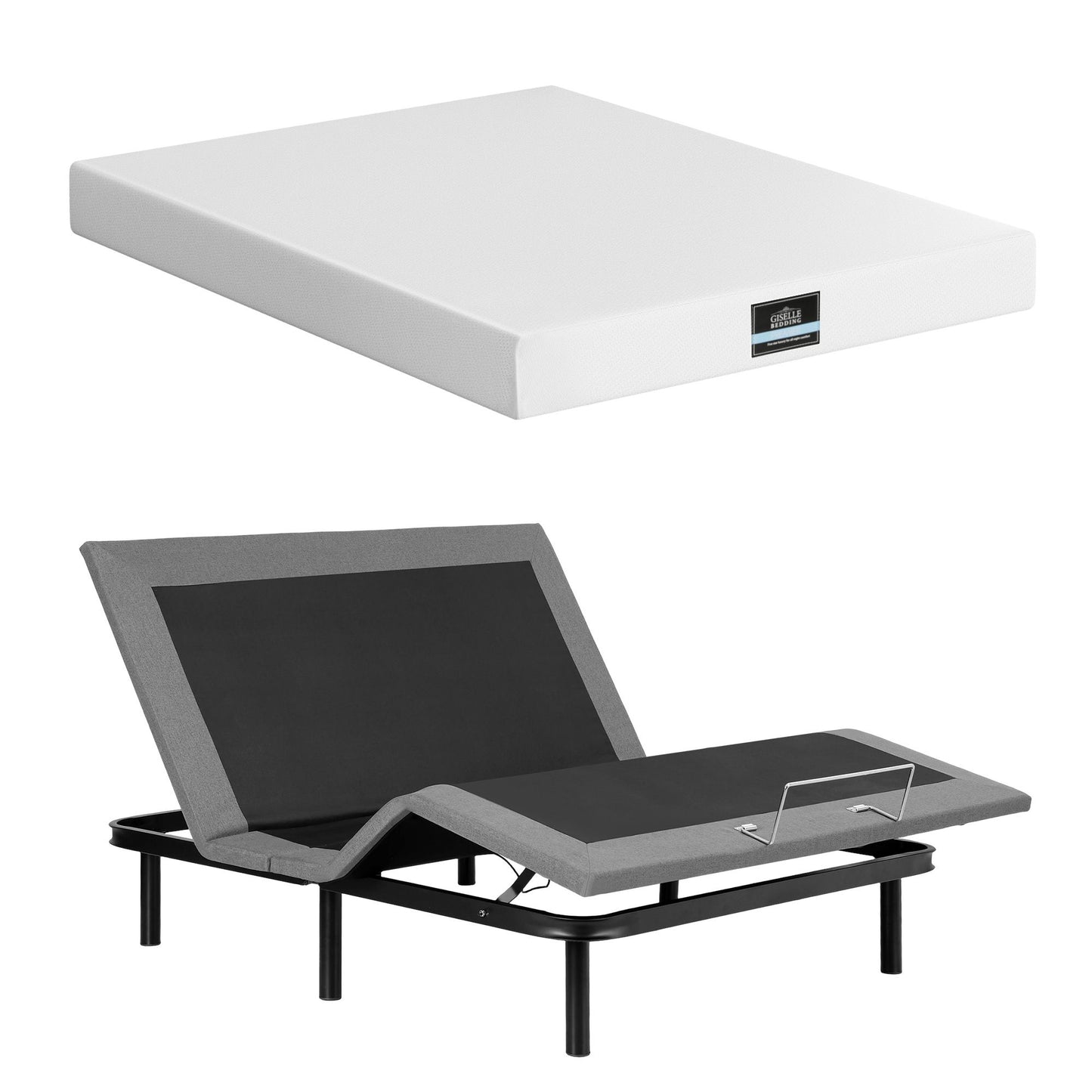 Double Adjustable Bed Frame Mattress Combo | HomeAndLiving - 2