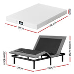 Double Adjustable Bed Frame Mattress Combo | HomeAndLiving