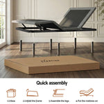 Double Adjustable Bed Frame Mattress Combo | HomeAndLiving