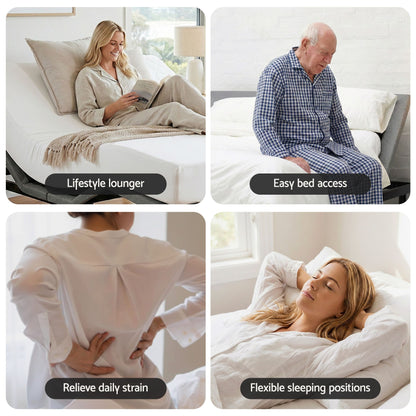 Double Adjustable Bed Frame Mattress Combo | HomeAndLiving - 10