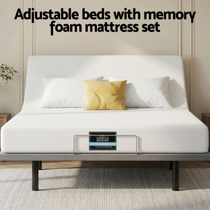 Double Adjustable Bed Frame Mattress Combo | HomeAndLiving - 11