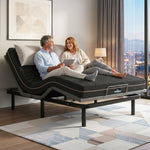 Adjustable Bed Frame Double Mattress Combo | HomeAndLiving