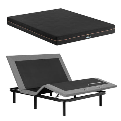 Adjustable Bed Frame Double Mattress Combo | HomeAndLiving - 2