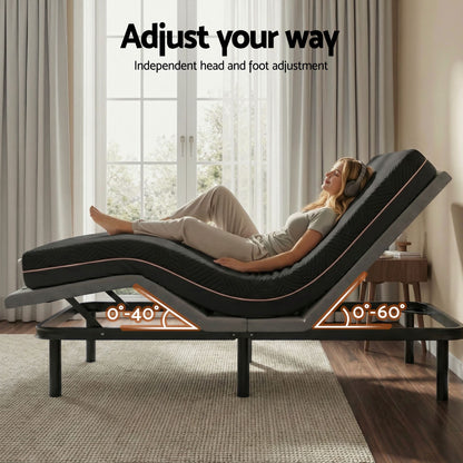 Adjustable Bed Frame Double Mattress Combo | HomeAndLiving - 5