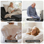 Adjustable Bed Frame Double Mattress Combo | HomeAndLiving