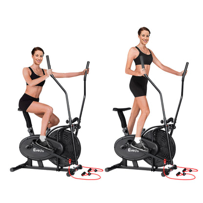 Exercise Bike 4 In 1 Elliptical Cross Trainer Home Gym Indoor Cardio