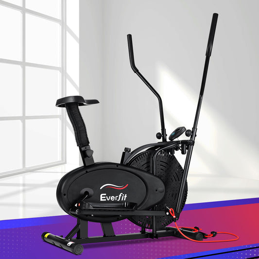 Exercise Bike 4 In 1 Elliptical Cross Trainer Home Gym Indoor Cardio