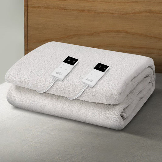 Queen Size Electric Blanket Fleece