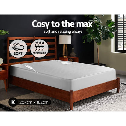 King Size Electric Blanket Polyester