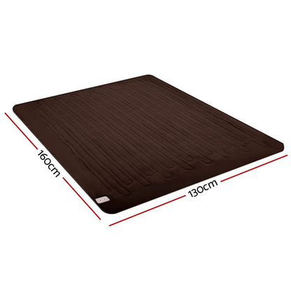 Electric Throw Blanket - Chocolate