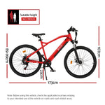 26 Inch Electric Bike Mountain Bicycle Ebike Built-In Battery 250W