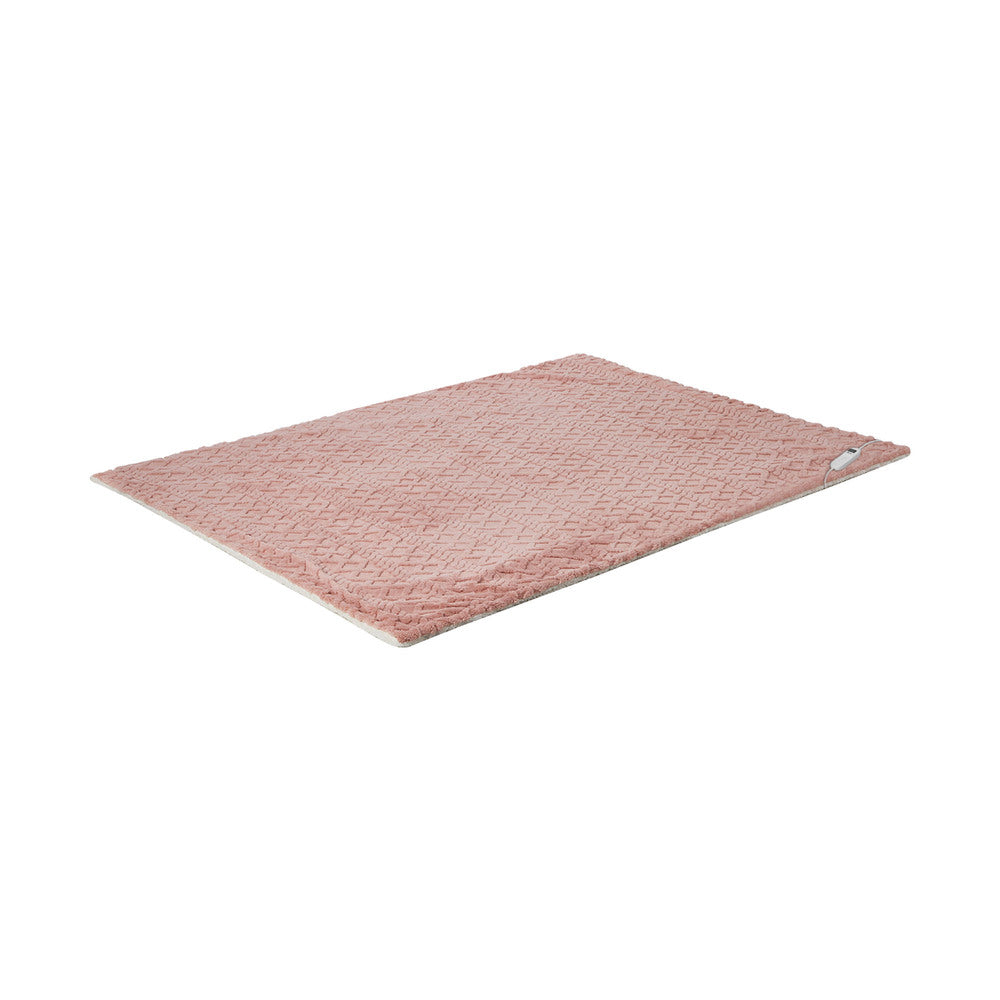 Heated Electric Throw Blanket Bedding Flannel & Sherpa Pink 160x130cm 9-Heat Levels