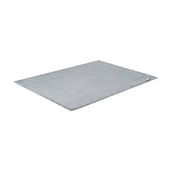 Washable Heated Electric Throw Blanket Bedding Fleece Light Grey 160x130cm
