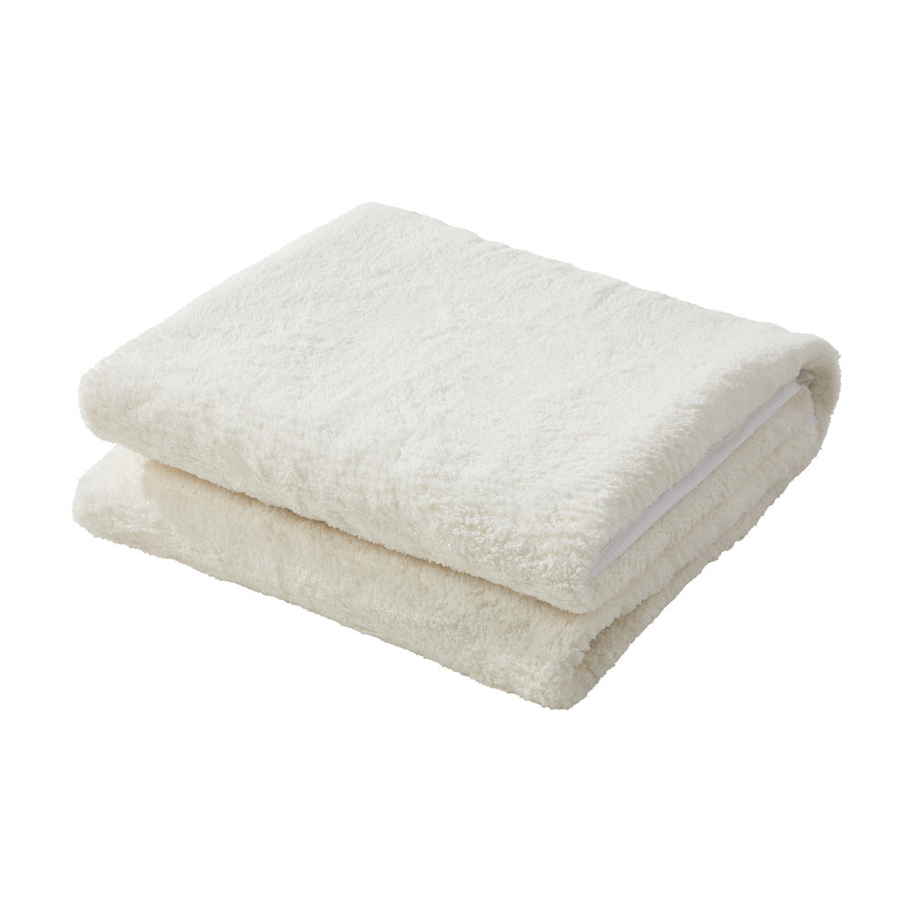 Heated Electric Blanket Bedding Collection Fleece Underlay King Single White 3-Temp Timer