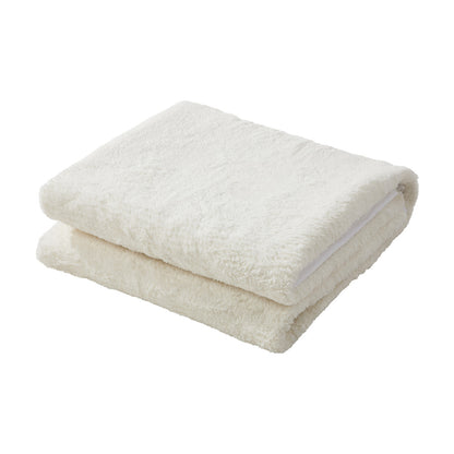 Heated Electric Blanket Bedding Collection Fleece Underlay King Single White 3-Temp Timer