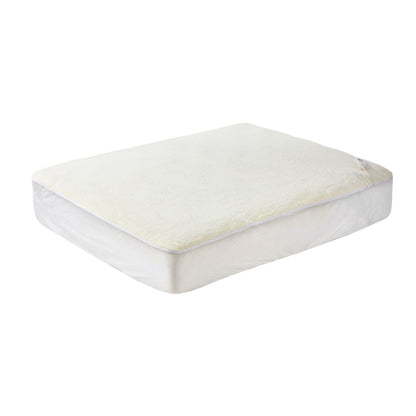 Heated Electric Blanket Bedding Collection Fleece Underlay King Single White 3-Temp Timer
