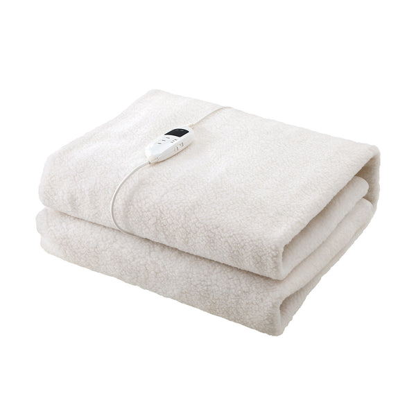  Electric Blanket Washable Fleece Fully Fitted