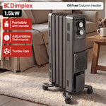 1.5kW Oil Free Column Heater 5 Fin Turbo | HomeAndLiving