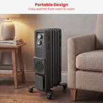 1.5kW Oil Free Column Heater 5 Fin Turbo | HomeAndLiving