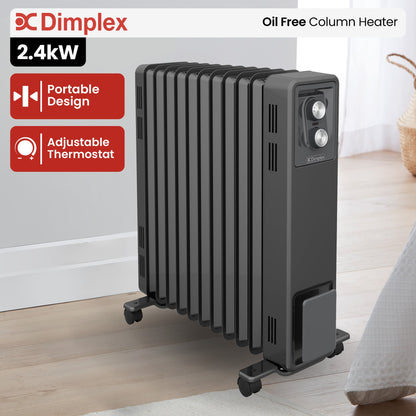 Column Heater Oil Free Black