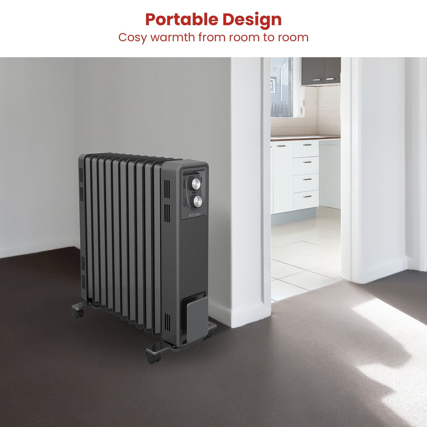 Column Heater Oil Free Black