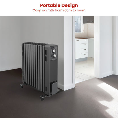Column Heater Oil Free Black