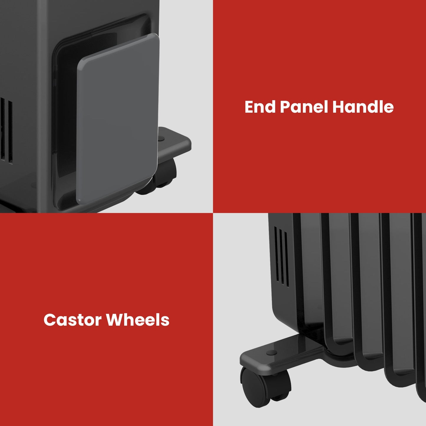 Column Heater Oil Free Black