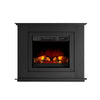 Winter Electric Fireplace Fire Heater 2000W Black