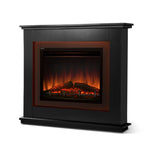 Winter Electric Fireplace Fire Heater 2000W Black