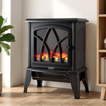 Electric Fireplace Heater Stove 2000W 3D Flame | HomeAndLiving