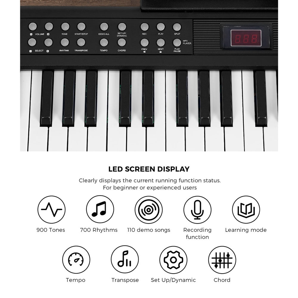Digital Piano 88 Key Foldable 126x21x5.25cm