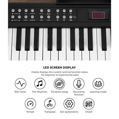 Digital Piano 88 Key Foldable 126x21x5.25cm