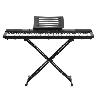 88-Key Digital Piano Keyboard - Electric with Stand & Sustain Pedal