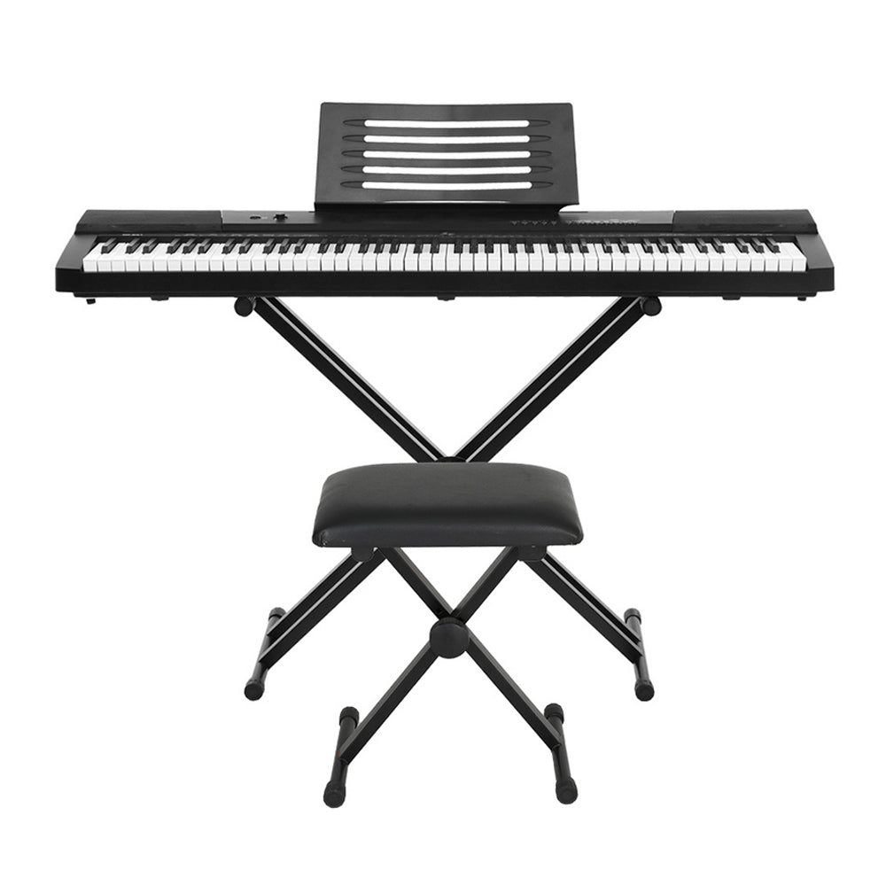 88-Key Digital Piano Keyboard - Electric with Stand, Stool & Pedal