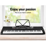 61 Keys Electronic Piano Keyboard Digital Electric w/ Stand Stool Speaker