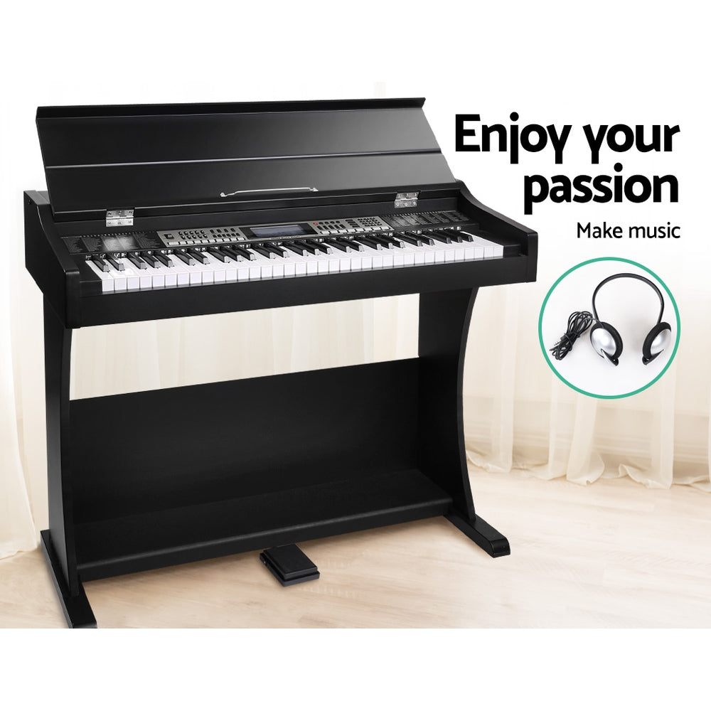 61 Keys Electronic Piano Keyboard Digital Electric Classical Stand w/ Stool