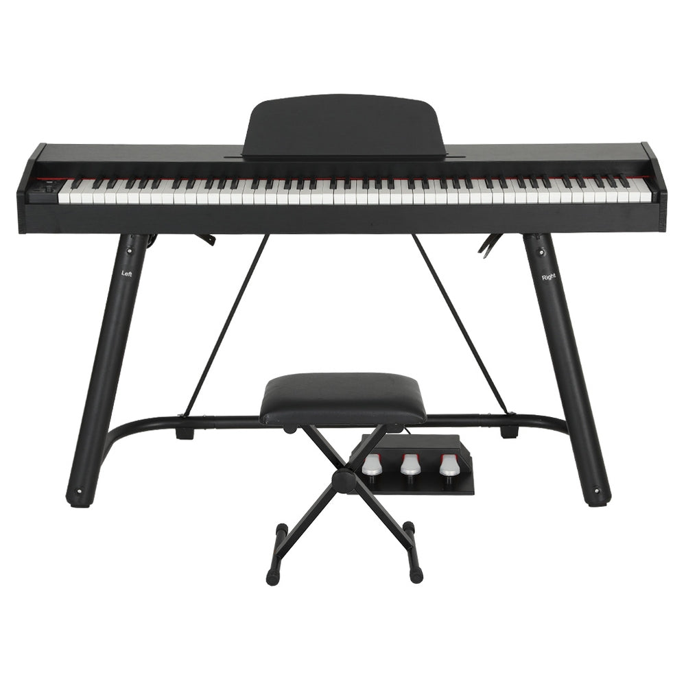 88 Keys Electronic Piano Keyboard Digital Electric w/ Stand Stool Weighted