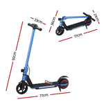 Electric Scooter for Kids Black/Blue
