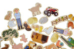 Fridge friends aussie farm magnets 35pcs