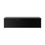 TV Cabinet Entertainment Unit Stand RGB LED Gloss Furniture 130cm Black