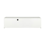 TV Stand Cabinet Entertainment Unit RGB LED Gloss 130cm White