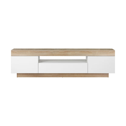 TV Cabinet Entertainment Unit Stand RGB LED Storage Furniture 180cm