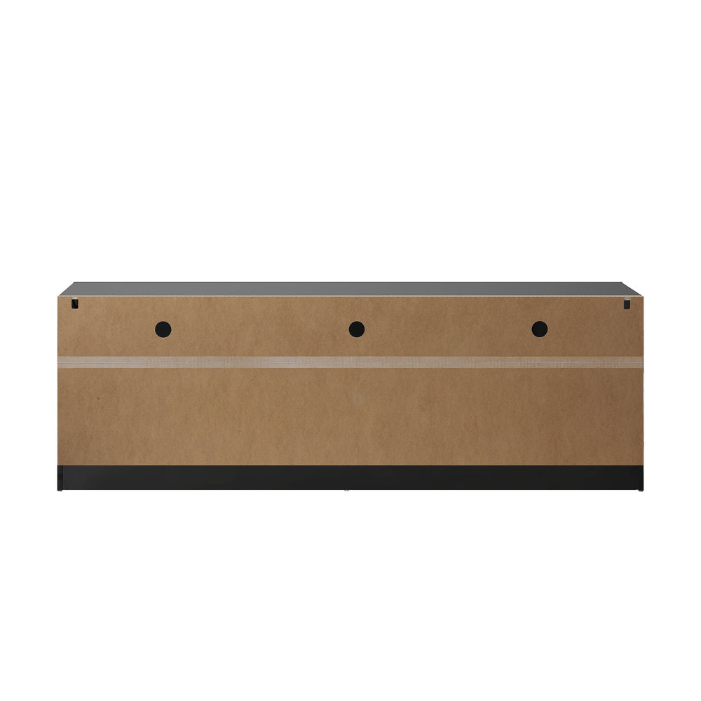 LED RGB TV Entertainment Unit 180cm Black | HomeAndLiving