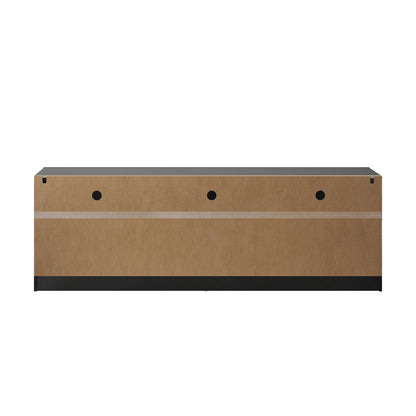 LED RGB TV Entertainment Unit 180cm Black | HomeAndLiving