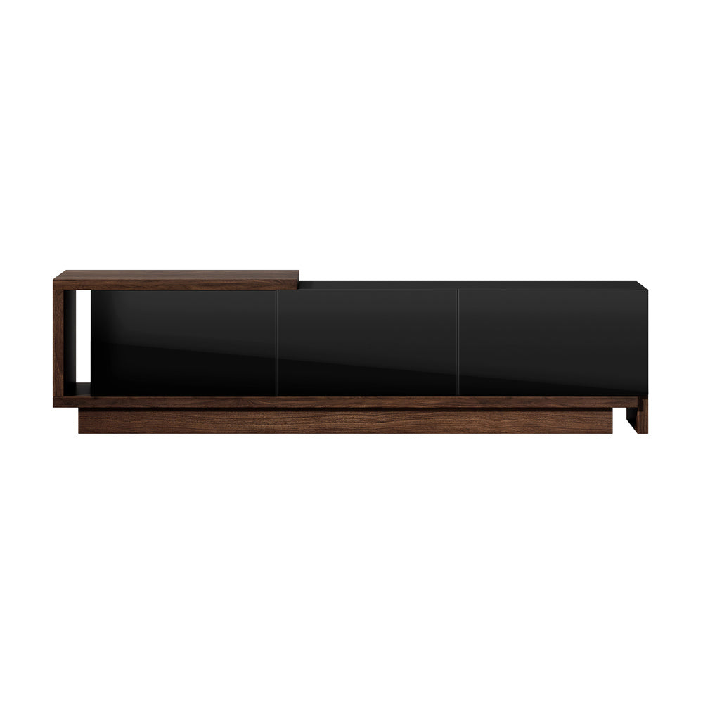 Extendable Entertainment Unit 3 Drawers 211x39x39cm