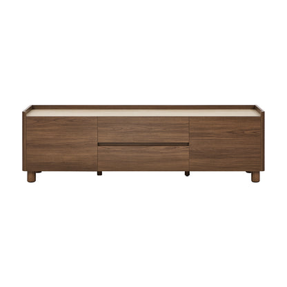 Entertainment Unit 160cm Walnut single
