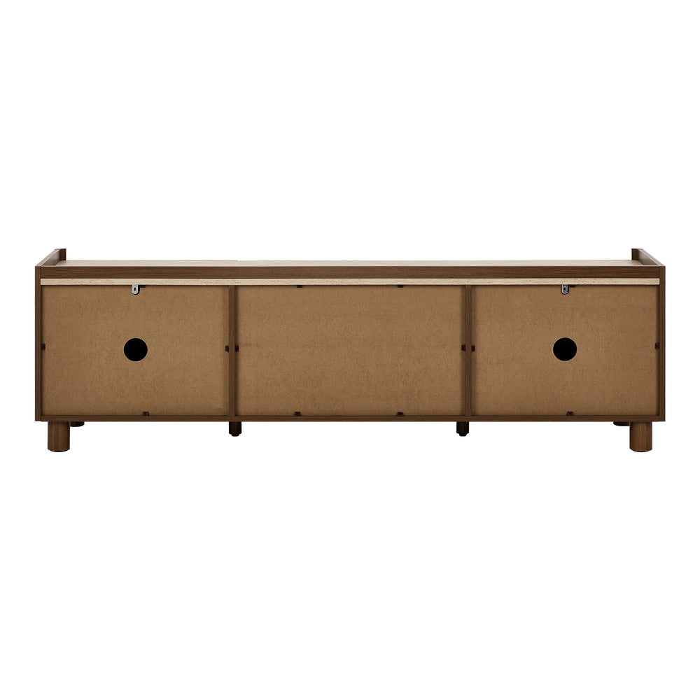 Entertainment Unit 160cm Walnut single
